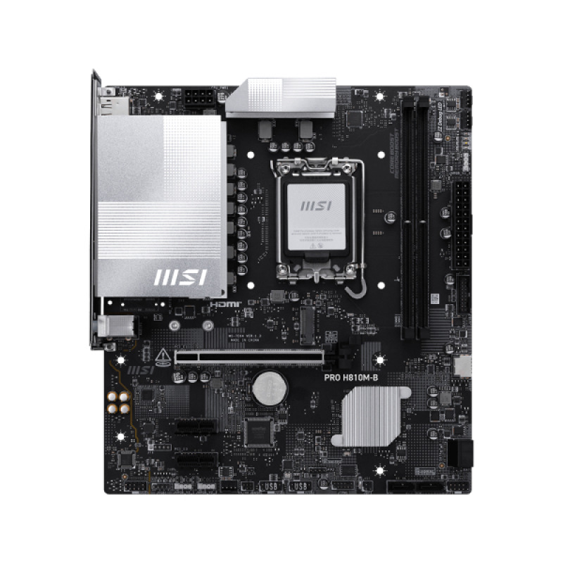 MOTHERBOARD MSI (PRO H810M-B) SOCKET 1851, 2*DDR5 6400MHZ, HDMI, DP, MICRO ATX